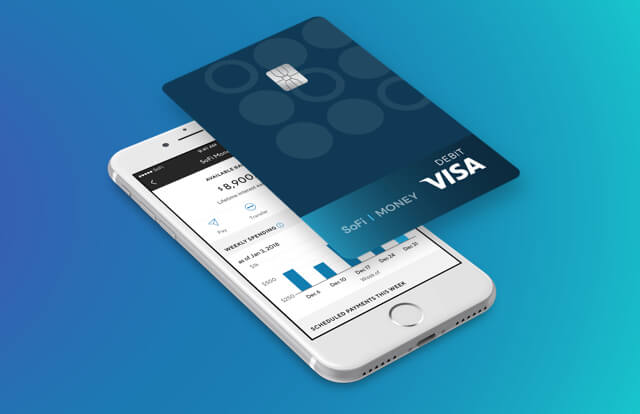 sofi checking and savings, debit card