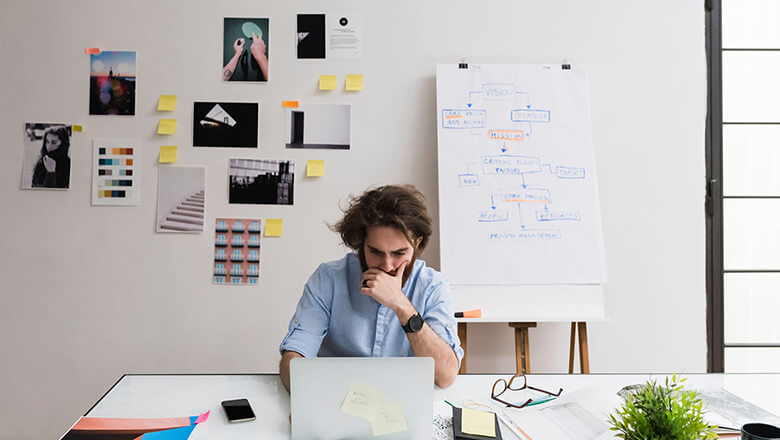 Man working in office