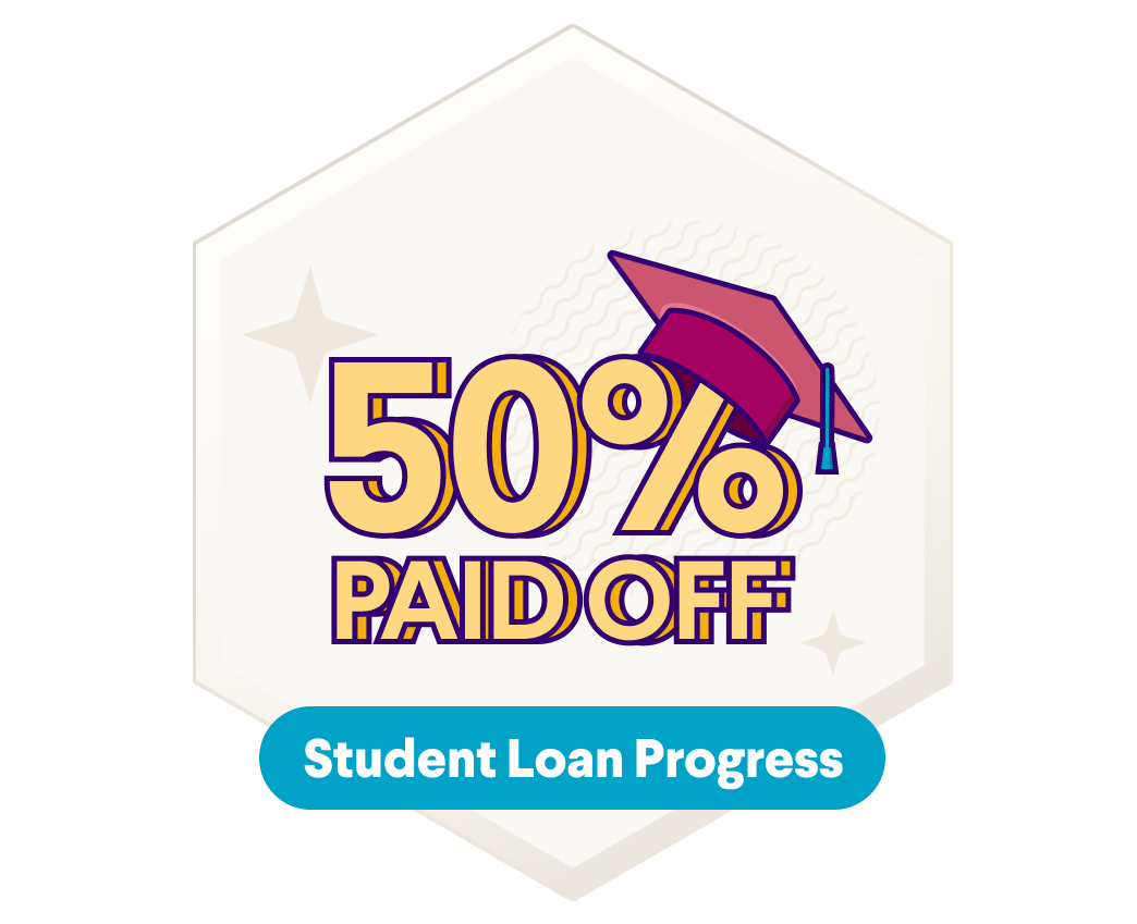 Student Loan Progress: 50% Paid Off