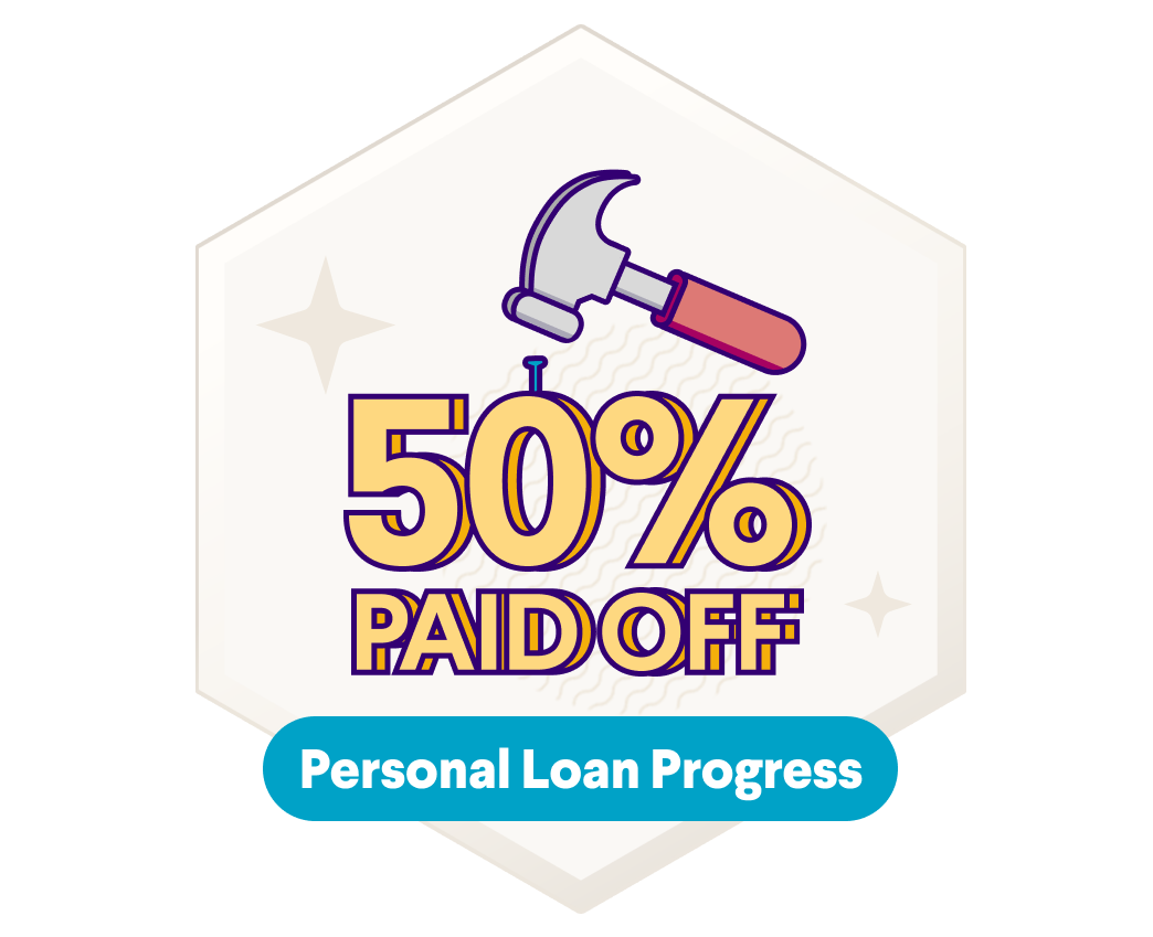 Personal Loan Progress: 50% Paid Off