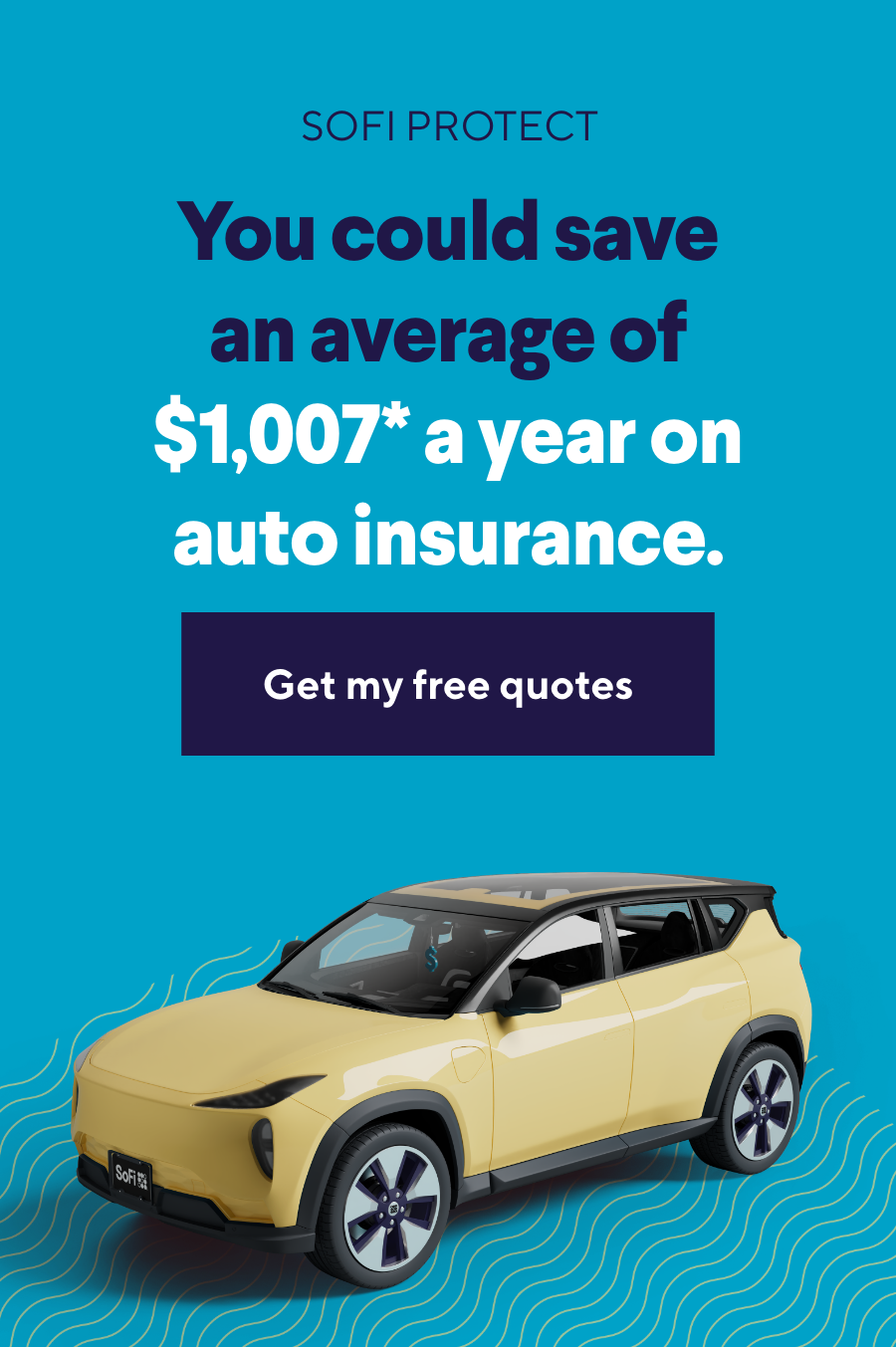 You could save an average of $1,007* a year on auto insurance. Get my free quotes