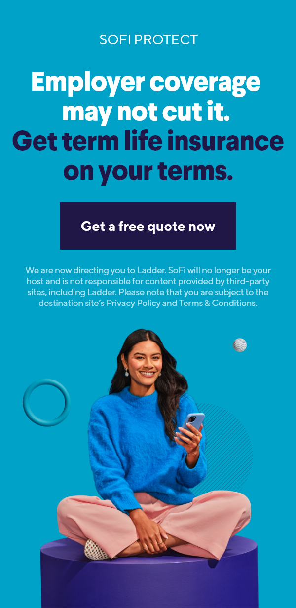 Employer coverage may not cut it. Get term life insurance on your terms.