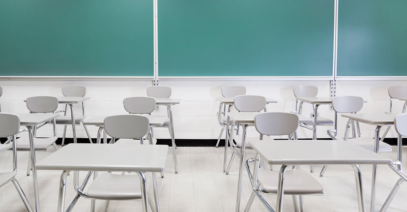 Empty classroom