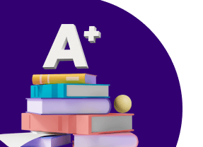 Good grades illustration