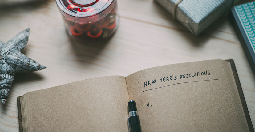 new years resolutions notebook