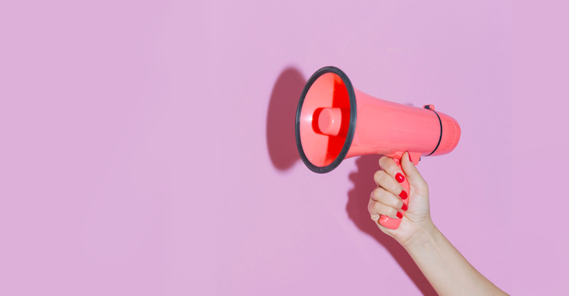 pink megaphone