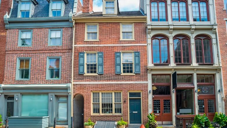 Townhouses In Old Town Philadelphia Usa Picture Id1202391193 1 